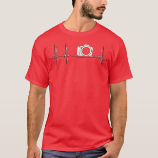 Heartbeat Fotografie I Liebe zu fotografieren T-Shirt