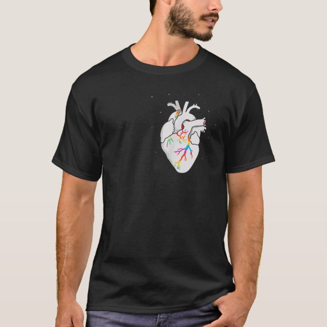 Heartbeat Gay Lesbian Resist T-Shirt (Vorderseite)