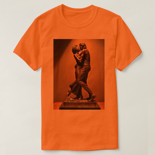 Heartbeat Harmony: Coupels gedruckter T - Shirt" " T-Shirt (Design vorne)