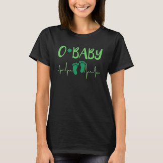 Heartbeat O Baby St Patrick's Day Labour & Deliver T-Shirt