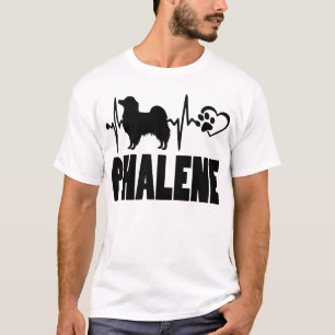 Heartbeat - Papillon - Dog Bester Freund T-Shirt