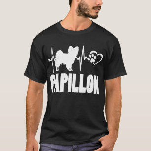 Heartbeat - Papillon - Dog Bester Freund T-Shirt