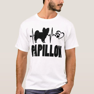 Heartbeat - Papillon - Dog Bester Freund T-Shirt