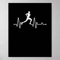 Heartbeat-Run-Puls-Läufer lustige Spur und Fit