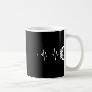 Heartbeat-Shirt-Geschenk für Video-Game-Lover-Vide Kaffeetasse