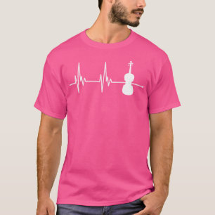Heartbeat Violine Bratsche Cello Orchester Streich T-Shirt