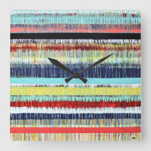 Heartbeat Wall Clock Quadratische Wanduhr
