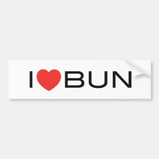 HeartBun Autoaufkleber