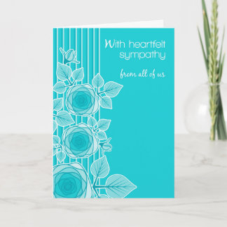 Heartfelt Beileid vom Gruppen-Geschäft oder Karte