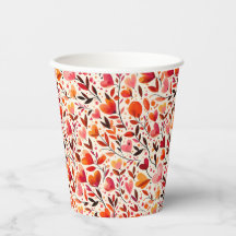 Heartfelt Elegance: Valentine's Day Paper Cup