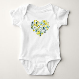 Heartfelt Floral I Baby Strampler