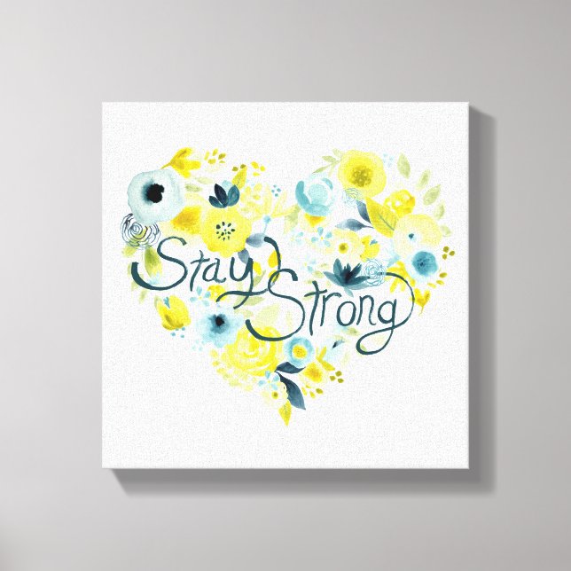 Heartfelt Floral I Leinwanddruck (Vorderseite)