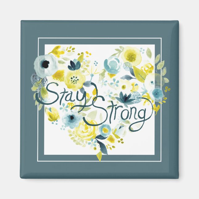 Heartfelt Floral I Magnet (Vorne)