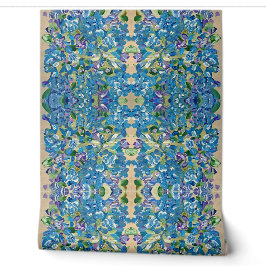 Heartfelt Hydragea Floral Wallpaper Tapete