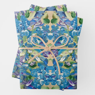 Heartfelt Hydrangea Wrapping Paper Geschenkpapier Set