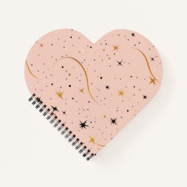 Heartfelt Notes - Heart Shaped Notebook Notizbuch