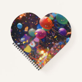 Heartfelt Notes - Heart Shaped Notebook Notizbuch