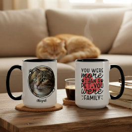 Heartfelt Pet Memorial Photo – Loving Remembrance Tasse