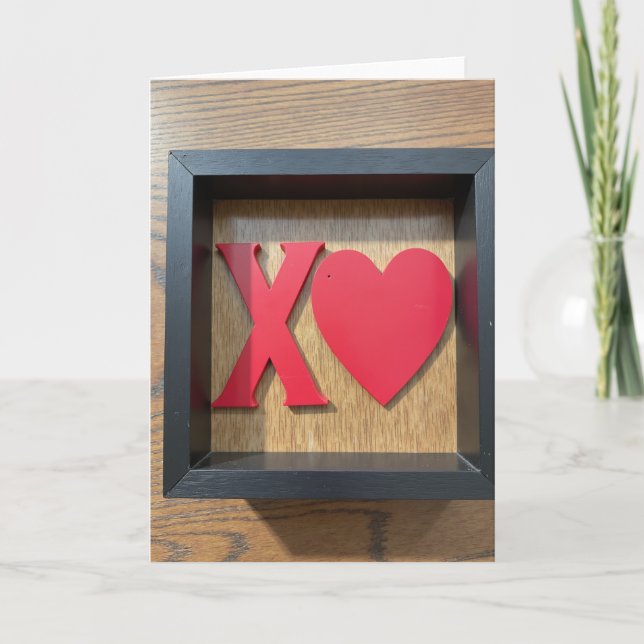 Heartfelt Shadow Box Card Karte (Vorderseite)