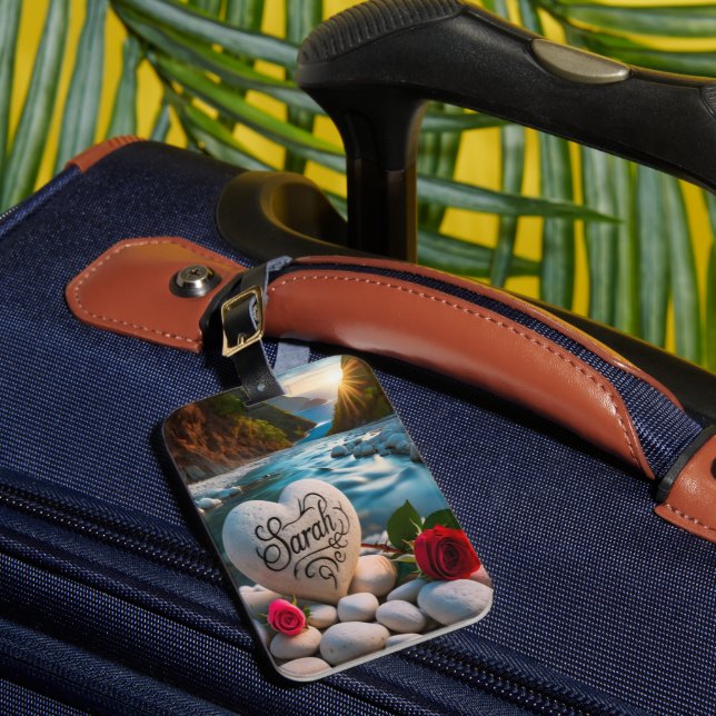 Heartfelt Sunset Gepäckanhänger (Vorderseite Insitu 1)