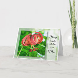 Heartfelt Sympathy on the Loss of Your Mom - Card Karte