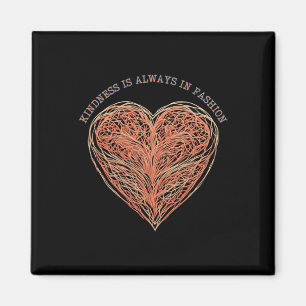 Heartfelt Threads Kindness Fashion Statement Stick Magnet