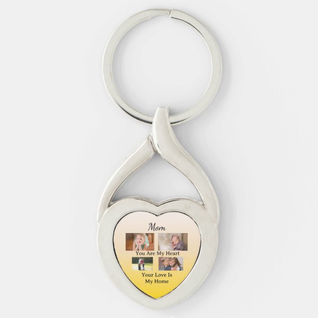Heartfelt Tribute – Mom Centered Keepsake Schlüsselanhänger (Vorderseite)