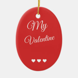 Heartfelt Valentine Keramik Ornament