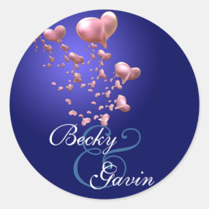 Heartfelt Wedding Sticker