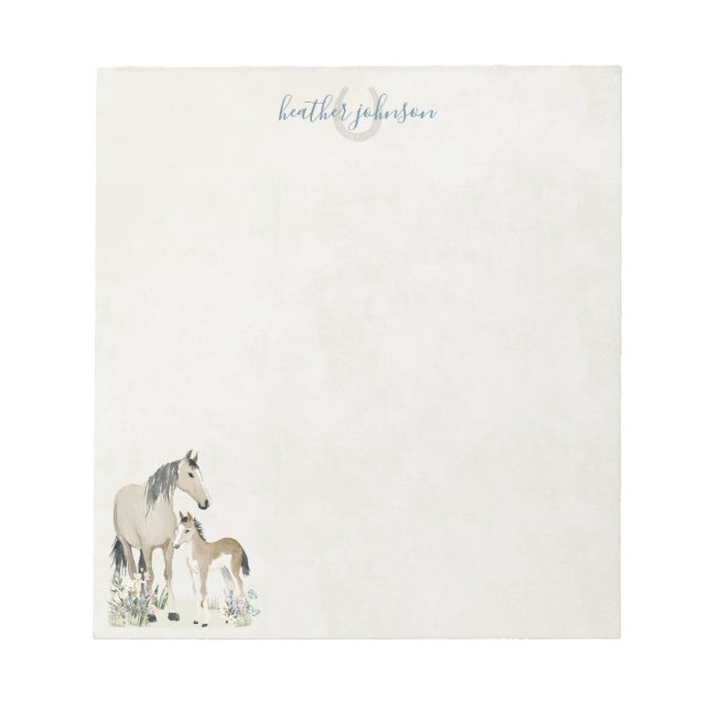 Hearthlight Notes Meadow & Mane Notes Notizblock (Vorderseite)
