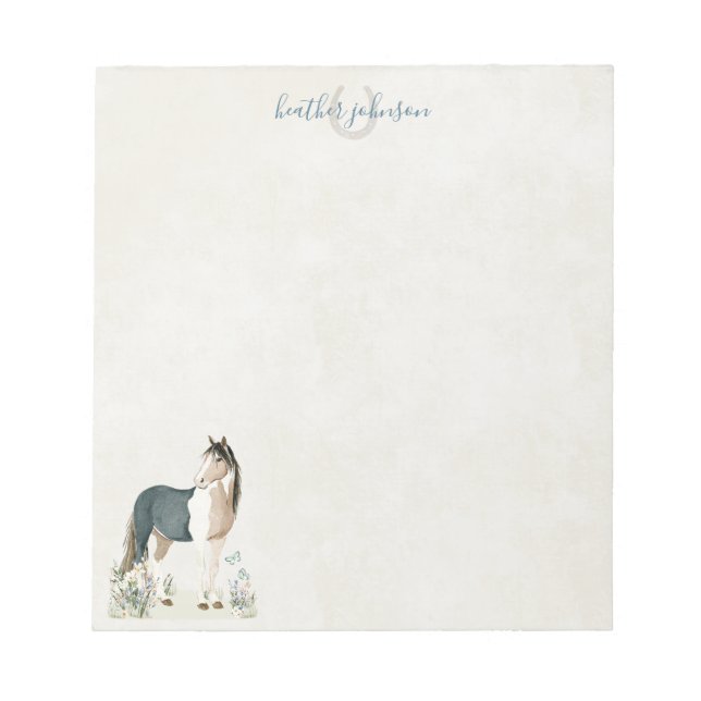 Hearthlight Notes Meadow & Mane Notes Notizblock (Vorderseite)