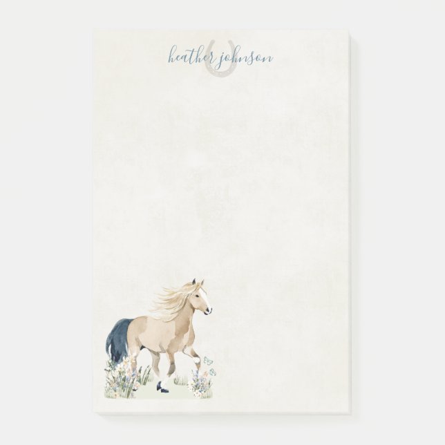 Hearthlight Notes Meadow & Mane Notes Post-it Klebezettel (Vorderseite)