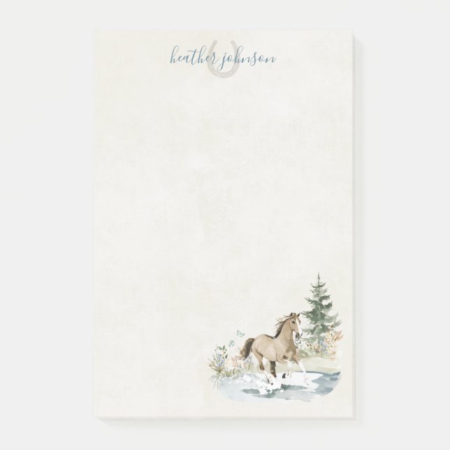 Hearthlight Notes Meadow & Mane Notes Post-it Klebezettel (Vorderseite)