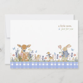 Hearthlight Notes Spring Soft Meadow Gingham Mitteilungskarte