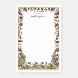 Hearthlight Notes Spring Soft Meadow Wildflower Post-it Klebezettel