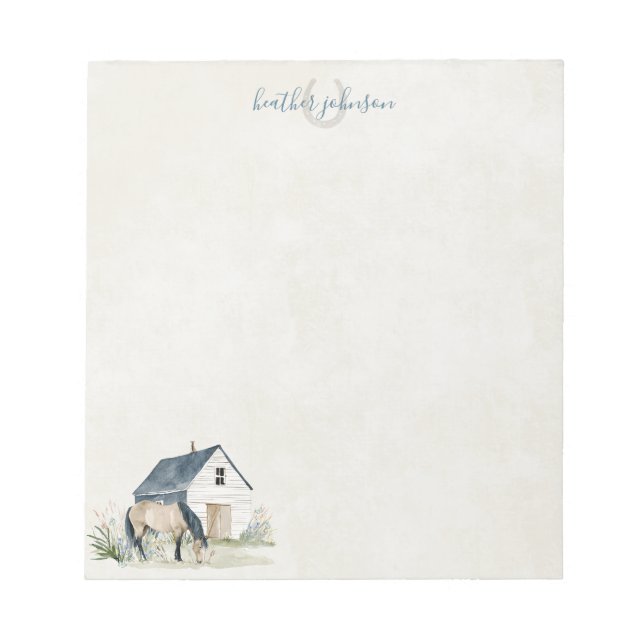 Hearthlight Notes Wiese & Mane Notes Notizblock (Vorderseite)