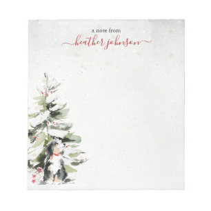 Hearthlight-Notizen Winter Cozy Hund Personalisier Notizblock