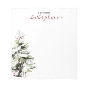 Hearthlight-Notizen Winter Cozy Kitten Personalisi Notizblock
