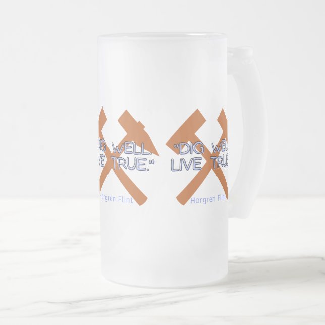 Hearthstone Sprichwort - Mattierte Tasse aus Glas (VorderseiteRechts)