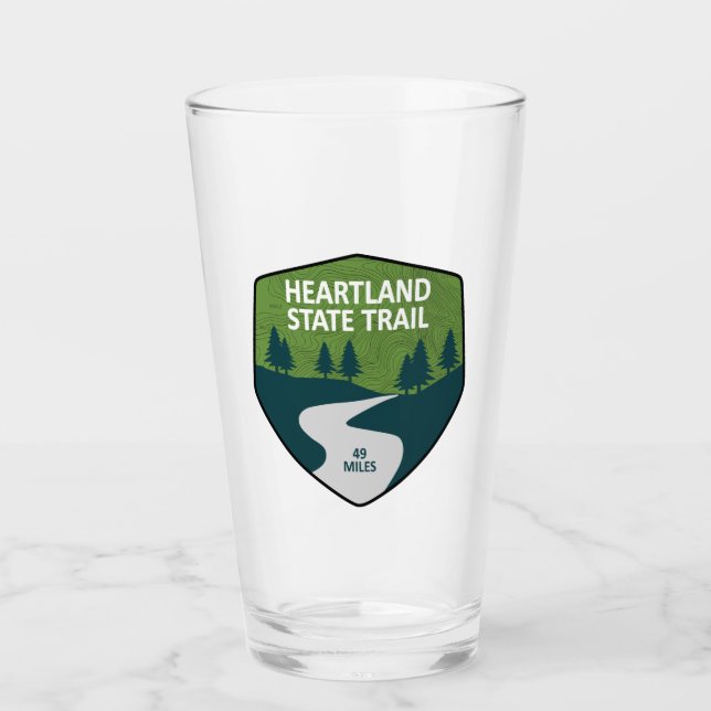 Heartland Staat Trail Glas (Vorderseite)