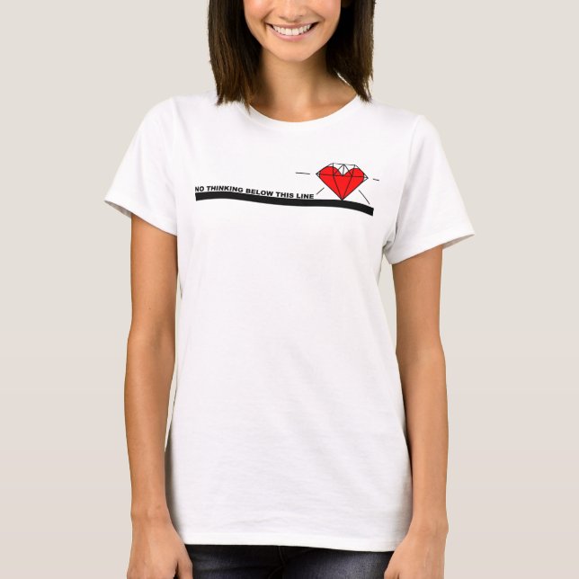 Heartline des Verstandes T-Shirt (Vorderseite)