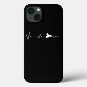Heartline Snowmobile Geschenk Idee Snowmobiling  Case-Mate iPhone Hülle