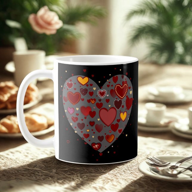 Hearts allover kaffeetasse (Von Creator hochgeladen)