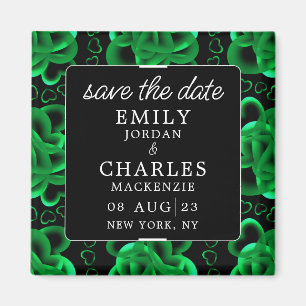 Hearts Alots Elegante Wedding Magnet