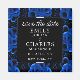 Hearts Alots Elegante Wedding Magnet