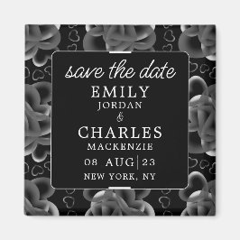 Hearts Alots Elegante Wedding Magnet