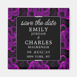 Hearts Alots Elegante Wedding Magnet