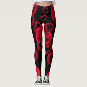 Hearts Alots Pattern Leggings