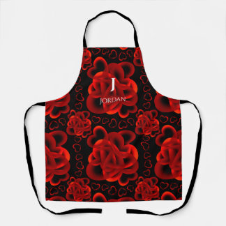 Hearts Alots Pattern Schürze