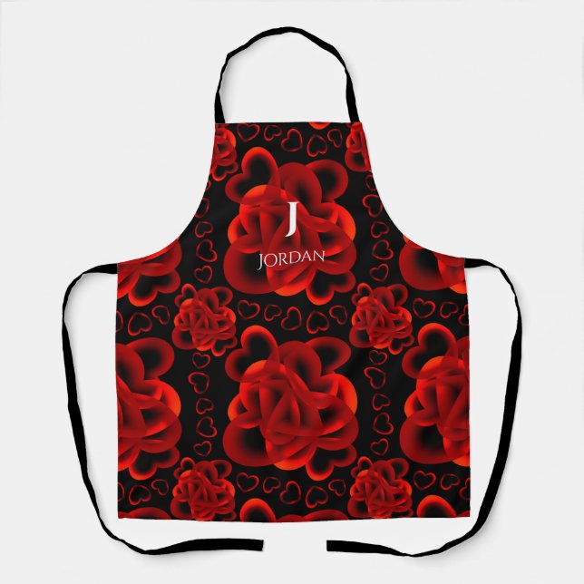 Hearts Alots Pattern Schürze (Vorderseite)